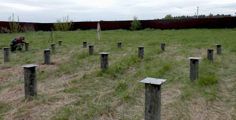 Фундамент на ЖБ сваях-2