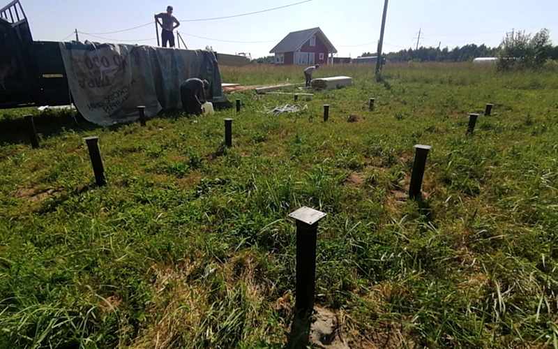 Свайно-винтовой фундамент-2