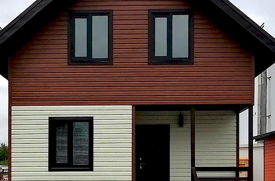 Цветная ламинация окон снаружи