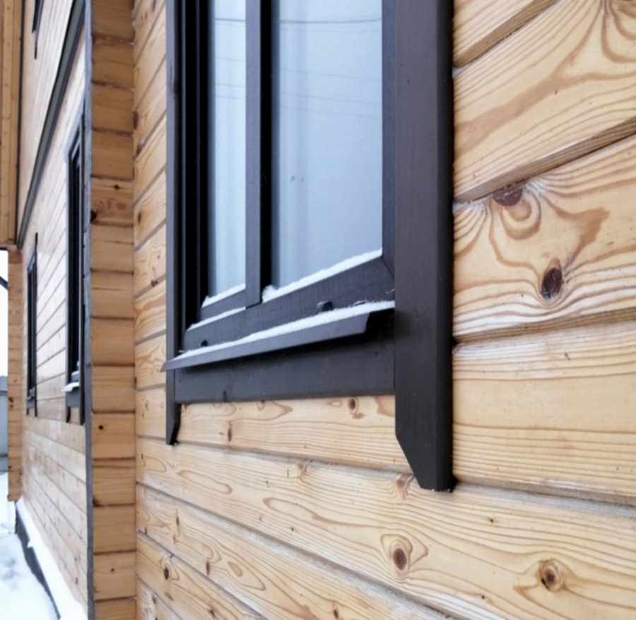 Цветная ламинация окон снаружи